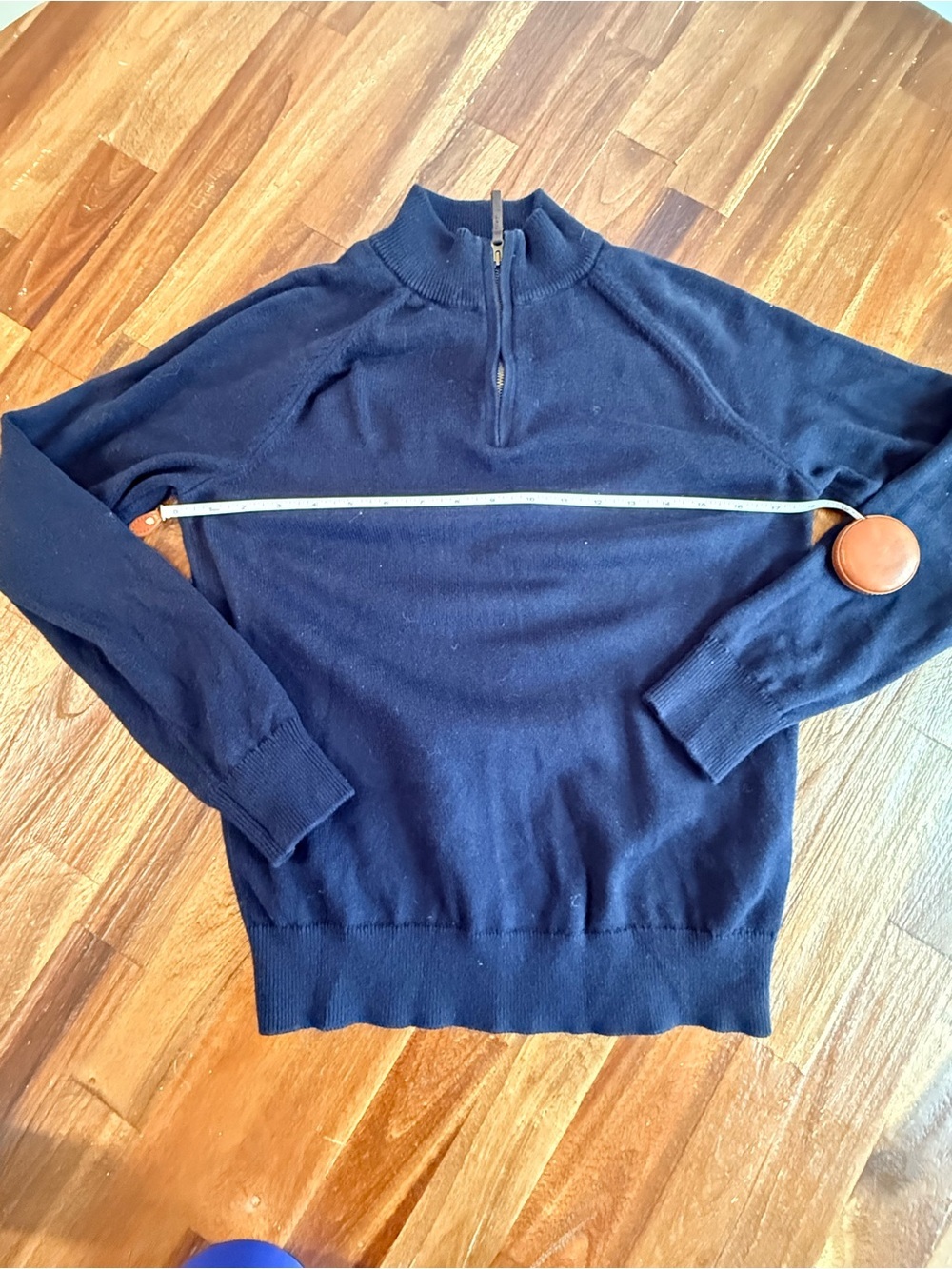 Crewcuts Navy Half-Zip Pullover Sweater sz 12-14 0008 - Picture 6 of 7